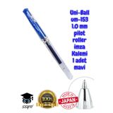 Uni-Ball UM-153 1.0 mm Pilot Roller İmza Kalemi, Mavi