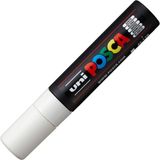 Uni-Ball Uni Posca Beyaz Akrilik Markör Kalem PC17K 15 mm Serisi Jumbo Boy