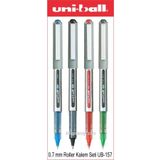 Uni-Ball Uniball Eye Fine 0.7 mm Roller Kalem Seti 4 Adet UB-157