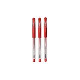 UNİ-BALL Uniball Signo Needle İğne Uçlu Jel Kalem UM-151ND 0.38 mm KIRMIZ 3 Adet