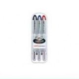 Uni-Ball Vision UB200 Mavi 0.8 mm 3'lü Roller Kalem