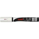 Uni Chalk Marker Pwe-5m Beyaz (1.8-2.5 Mm) Yuvarlak Uç Su Bazlı Sıvı Tebeşir Kalemi