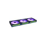 Unı Fan Sl-Infınıty Wıreless 120Mm Rgb Kablosuz Kasa Fanı Siyah 3Lü Set
