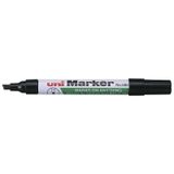 Uni Marker Kesik Uçlu Kalem Siyah