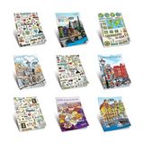 Uni Note A4 Colormaxi Kaye Okul Defteri (Dikişli) Karton Kapak Kareli 100 Yaprak (6 Lı Paket)