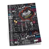 Uni Note A4 Müzik Defteri Dikişli Karton Kapak 40 Yaprak 22002 (12 Li Paket)