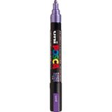 Uni PC-5M Posca Metalik Mor 1.8-2.5 mm Boyama Markörü