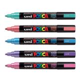 Uni POSCA 1.8 2.5 Su Bazlı Metalik Renkler Poster Markörü
