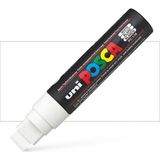 Uni Posca 15 mm Beyaz Marker Kalem 1 Adet Standart Ölçü Renkli Yüzeyler için Uygun
