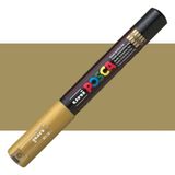 Uni Posca Altın Renkli Keçeli Kalem PC-1M (0.7mm) 0 - 12 Yaş İçin Uygun