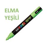 Uni Posca Elma Yeşili Marker 1.8-2.5mm 5 Adet Yüksek Kalite Kalem Seti