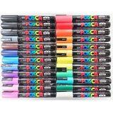Uni Posca Marker Pc-1mr 24'lü Set - Renkli - Standart