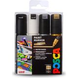 Uni Posca Marker Pc-8k (8mm) 4'lü Set - Renkli - Standart