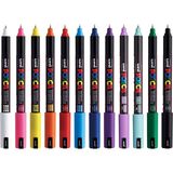 Uni Posca Markör Kalem 1mr 12'li Set