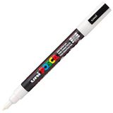 Uni Posca Markör Kalem 3M Set 0.9-1.3 mm Keçe Uçlu (Beyaz)