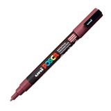 Uni POSCA PC-3M 0.9-1.3 mm Red Wine 60 Su Bazlı Poster Marker Kalem