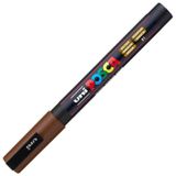 Uni POSCA PC-3M Brown 21 0.9-1.3 mm Su Bazlı Poster Marker Kalem