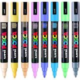 Uni Posca Pc-5M 1.8-2.5 Su Bazlı Boyama Markörü Seti Çiçek Renkleri 8 Renk