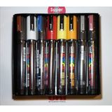 Uni Posca Pc-5m 8'Li Set Renkli Kalemler Standart Ölçü İle Sanatsal Çalışmalar İçin
