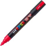 Uni Posca Pc-5m Kırmızı 1.8-2.5 Su Bazlı Poster Markörü Kırmızı