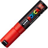Uni POSCA PC-8K Red 15 8 mm Su Bazlı Poster Marker Kalem