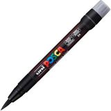 Uni Posca Pcf-350 Boyama Markörü 1-10 Mm Fırça Uç Siyah Renk