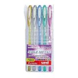 Uni UM-120NM/5C 0.8 5 Adet Noble Metal Signo Jel Kalem