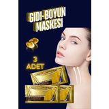 Uni zer 3 Adet Kolajen İçerikli Boyun Maskesi Nemlendirici Gıdı Boyun Maskesi Collagen