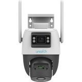 Uniarch Uniarach Panoramik Uho P2S-M33F34 | 2.8mm 6mp Çift Lensli Akıllı Güvenlik Kamerası | Renkli Gece Görüşü | IP66 Su; Toz Koruması | Otomatik Takip | Çift Yönlü Ses | Araç, Evcil Hayvan Algılama