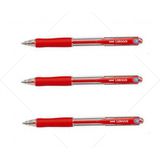 Uniball Laknock Micro ( 0.5 ) Mekanik Tükenmez Kalem Kırmızı ( 3 Adet) - Uç Kalınlığı