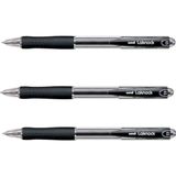 Uniball Laknock Micro ( 0.5 ) Mekanik Tükenmez Kalem Siyah ( 3 Adet) - Uç Kalınlığı