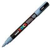 Uniball PC-3M Posca 0.9-1.3 mm Kurşun Gri Su Bazlı Poster Markör Kalem