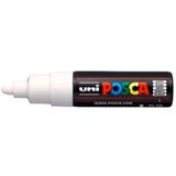 Uniball PC-7M Posca Beyaz 4.5-5.5 Mermi Uçlu Su Bazlı Poster Markörü