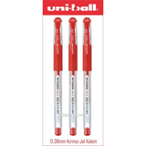 Uniball UM-151 Signo Dx 0,38 mm Kırmızı Roller Kalem