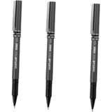 Uniball. Uniball Micro Deluxe ( 0.5 ) Roller Kalem Siyah ( Üç Adet )