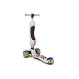 UniCare Nessiworld Smart Oturaklı 3 Tekerlekli Işıklı Scooter Bebe Somon