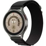 Unicell Samsung Galaxy Watch Active 2 (40-44 mm )Galaxy Watch 3 (41 Mm) 20 mm Alpine Kumaş Kordon - Black
