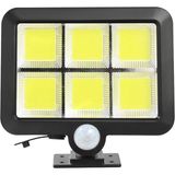 Unichrome 120 Cob Led Solar Panel Güneş Enerjili 3 Mod Duvar Lambası