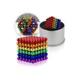 Unichrome 216 Adet 5mm Manyetik Top Seti Sihirli Mıknatıslı Küp Yapı Oyuncak Stres Rahatlama Eğlenceli