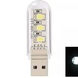 Unichrome 3 Led Beyaz Taşınabilir Mini Usb Led Lamba 5730 Smd Kamp Stick Led