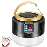 UNİCHROME 4 Adet G-300w Kamp Lambası Solar Güneş Enerjili Ampül 26smd Led Şarjlı El Feneri Powerbank 5 Mod