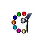 UniChrome 7w Güneş Enerjili Solar Bahçe Aydınlatma Rgb 3000k Çim Duvar Armatür