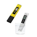 UNİCHROME Dijital Ph Metre Su Sıvı Akvaryum Ph Ölçer Kalibrasyon Tds&ec Metre Su Kalite Iletkenlik Ölçme Termometre Su Test Cihazı