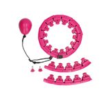 UNİCHROME Hula Hoop Egzersiz Çemberi - Egzersiz Halkası - Ağırlıklı - Bel Bölgesi Ayarlanabilir - Hulahop
