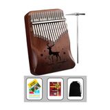 Unichrome Klx-520 Hakiki Ağaç Kalimba Ahşap 17 Paslanmaz Tuşlu (FULL SET)