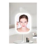 UNİCHROME Masaüstü Dokunmatik Makyaj Aynası Led Işıklı Beyaz Renk Make Up Mirror 3 Modlu Standlı