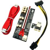 Unichrome PCI-E X16 Riser V016 Voltaj Regülatörlü 10 Kapasitör Ekran Kartı Yükseltici