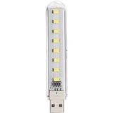 UNİCHROME Taşınabilir Mini Usb Led Lamba 8 Beyaz Led 5730 Smd Kamp Stick Led