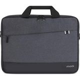 Unicity Eco MCE-1101 Çevre Dostu Laptop Çantası, Ykk Fermuarlı Macbook Çantası, MacBook Air/pro ile Uyumlu Bilgisayar Çantası, Erkek Kadın 15.6 Inç Notebook El Çantası, Siyah