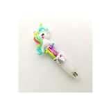 Unicorn Başlıklı Mekanik Uçlu 4 Renk Tükenmez Kalem Kahraman